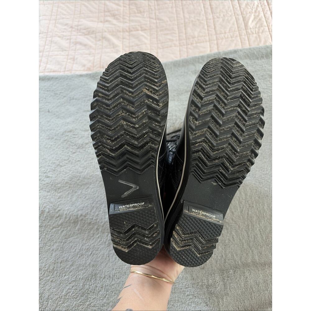 Sorel Womens Tofino 2 Fur Waterproof Tall Lace Insulated Boots 7.5 Black Winter - Picture 8 of 12